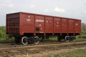 Подробнее о статье ПОЛУВАГОН С ГЛУХИМ ПОЛОМ МОДЕЛИ 12-9767